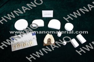 blocchi di ceramica dentale in nano biossido di zirconio biologico