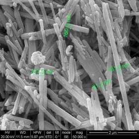 materiali semiconduttori zinco ossido zinco nanofili